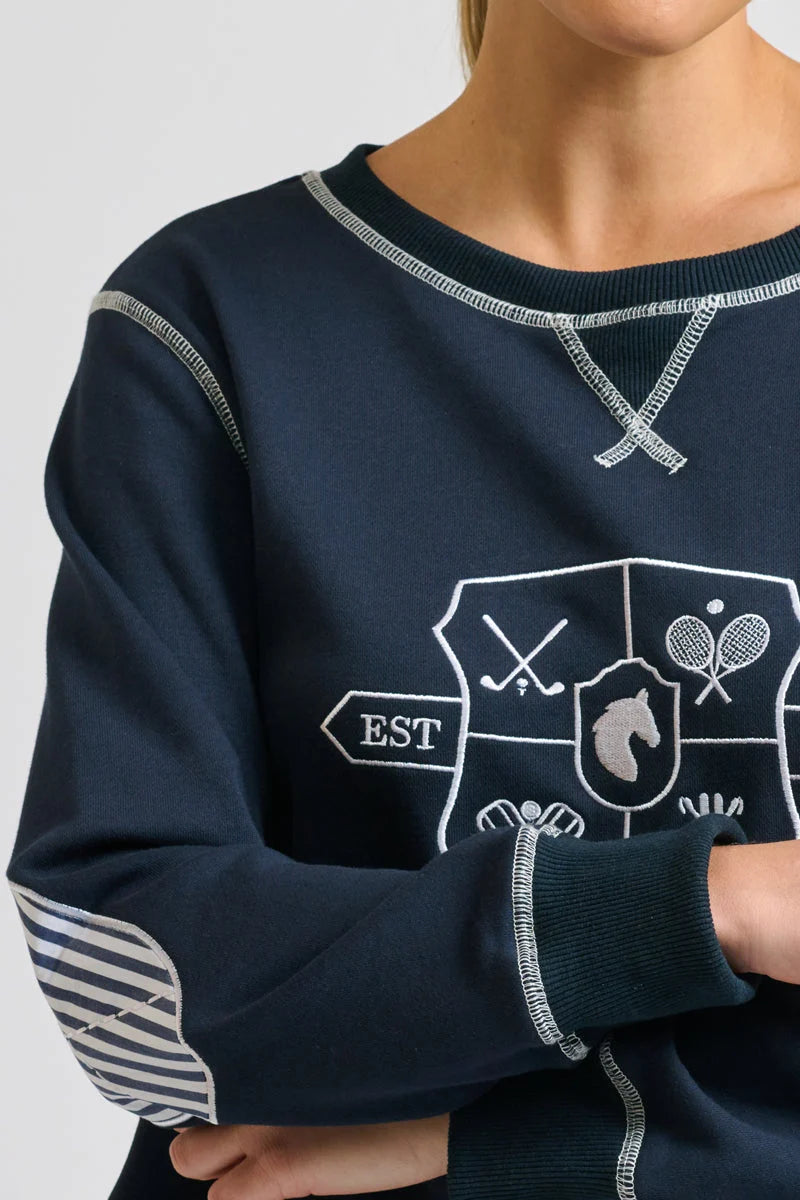 Shirty Sweatshirt Zippy Navy
