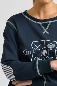 Shirty Sweatshirt Zippy Navy