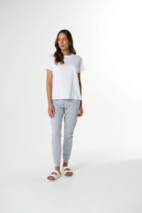 Cloth + Paper + Scissors Tee Relaxed Fit White C13011