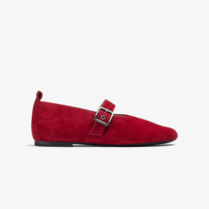 Unisa Ballerina Suede Raspberry Bora