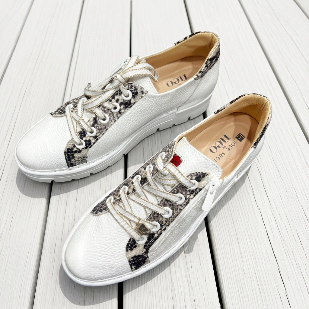 Jose Saenz Sneaker White/Serp JS-2001
