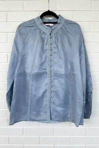 GDS Blouse Meissen Linen Blue Haze 252330889