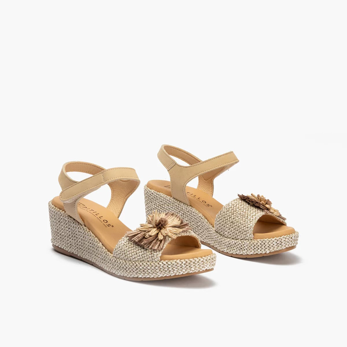 Pitillos Sandal Raffia Natural 11262