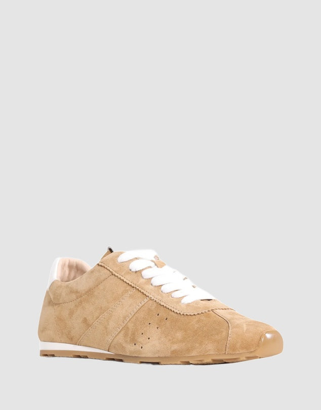 Eos Sneaker Suede Jas Sand