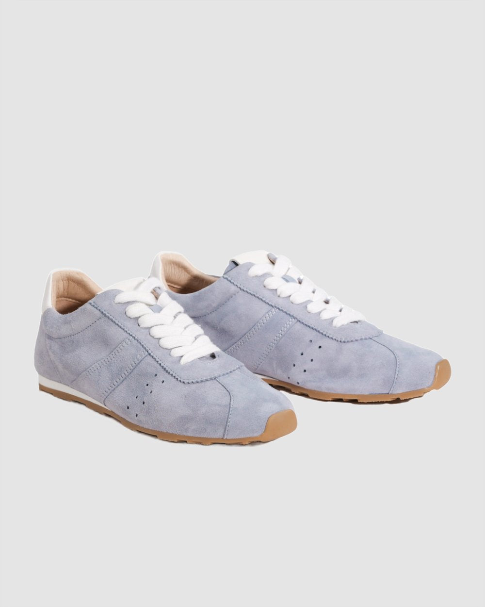 Eos Sneaker Suede Jas Light Blue