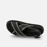 Elvio Zanon Sandal Cross Over Black