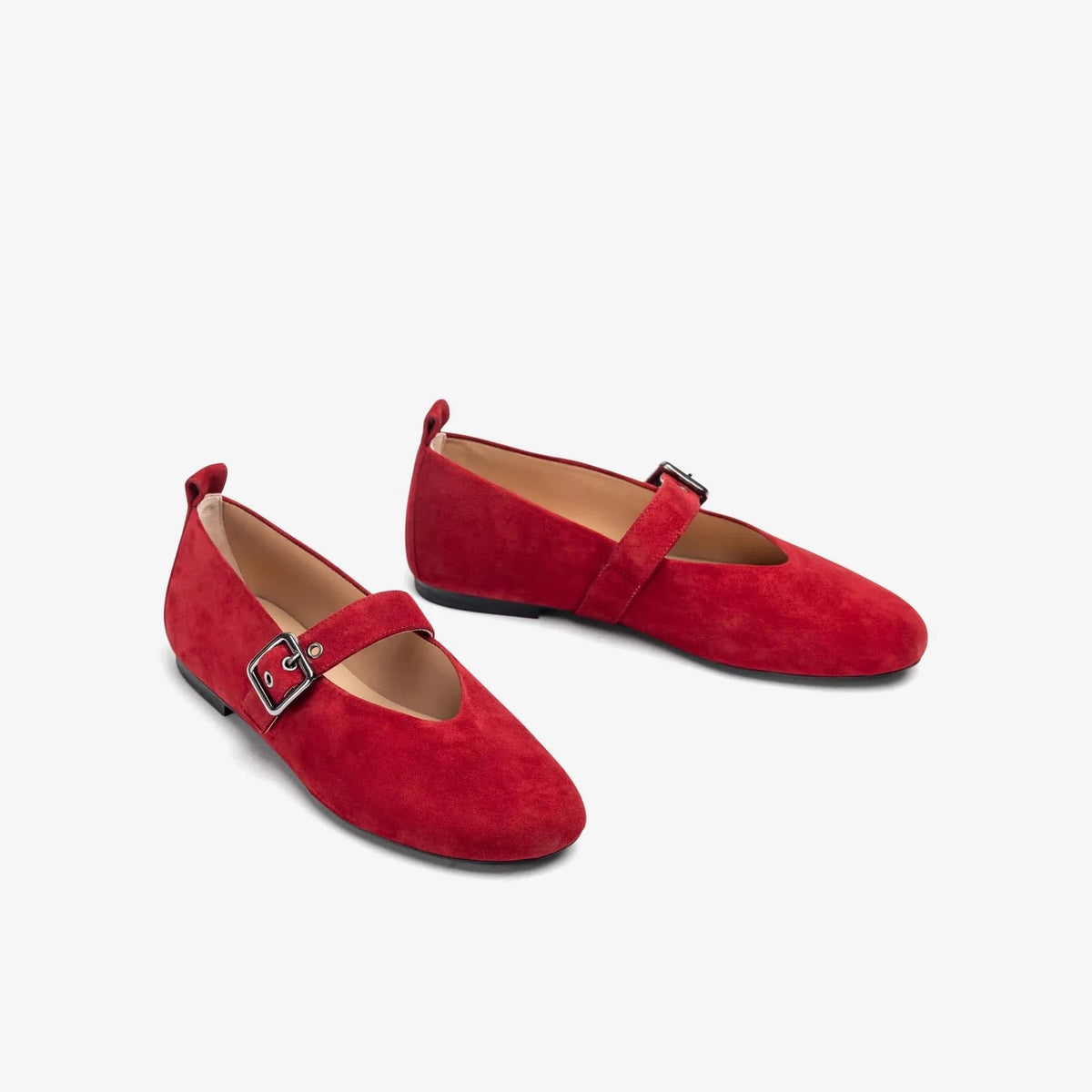 Unisa Ballerina Suede Raspberry Bora