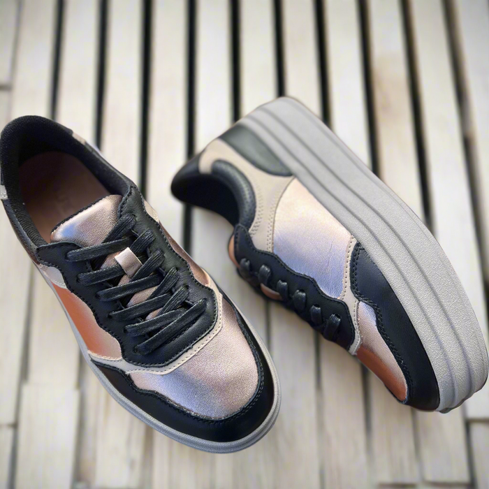 Alfie & Evie Sneaker Isaac Black/Rose Gold