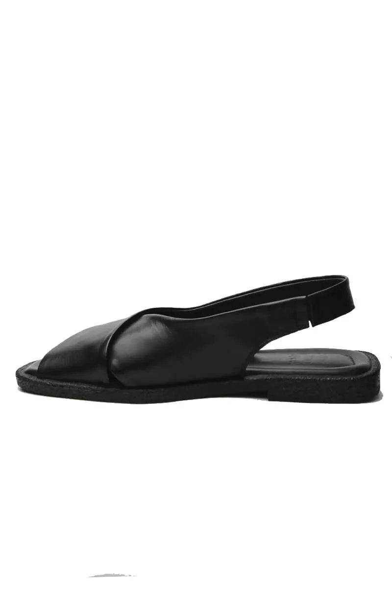 Sempre Di Sandal Black Cross Over 500-1799
