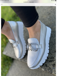 Wonders Silver Loafer A-2462