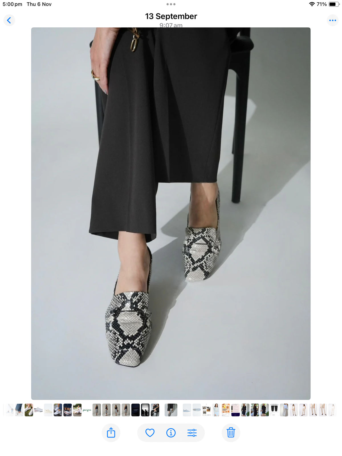 Yuko Imanishi Loafer Snake 751111