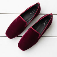 Lodi Loafer Burgundy Velvet
