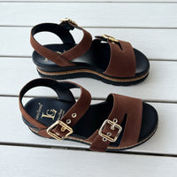Luca Grossi Sandal Chocolate Suede L831S
