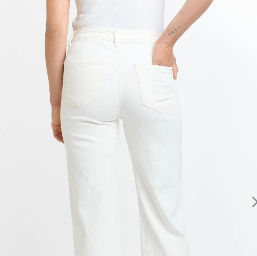 Italian Star Jeans Bobbi White 7/8