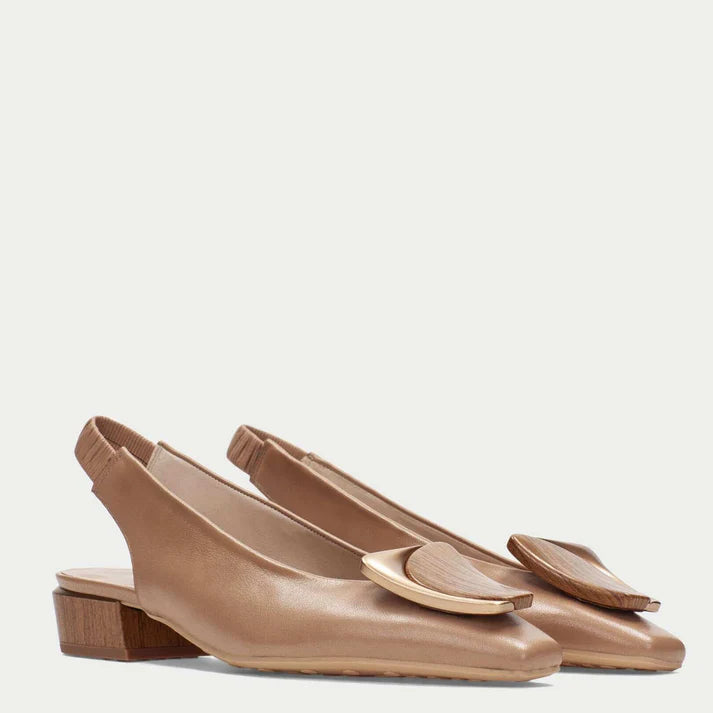 Hispanitas Slingback Tan Buckle