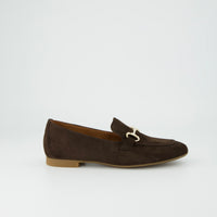 Paul Green Loafer Chocolate Suede 2596-389