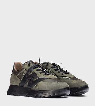 Wonders Khaki Multi Sneaker A2464