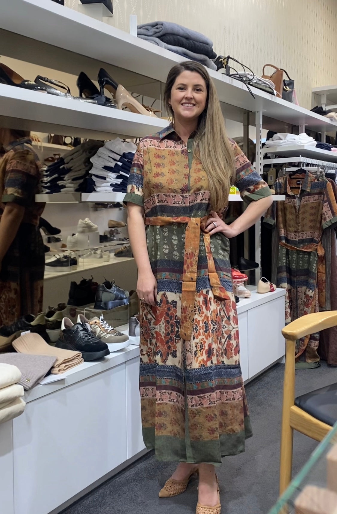 Etta Dress Multi Pattern