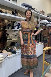 Etta Dress Multi Pattern