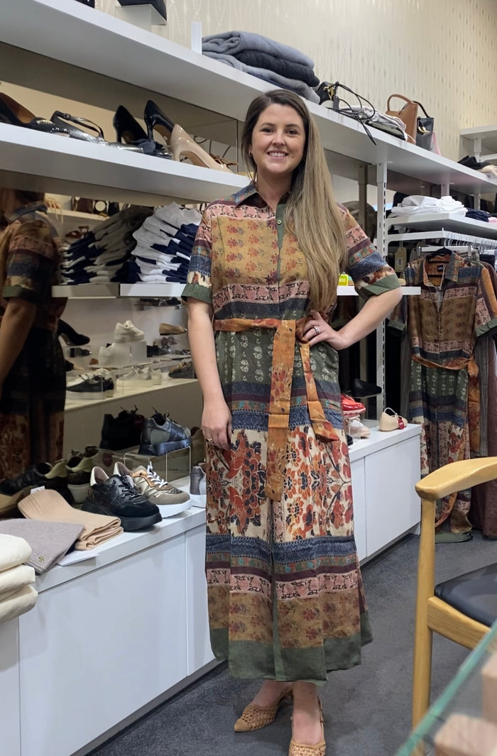 Etta Dress Multi Pattern