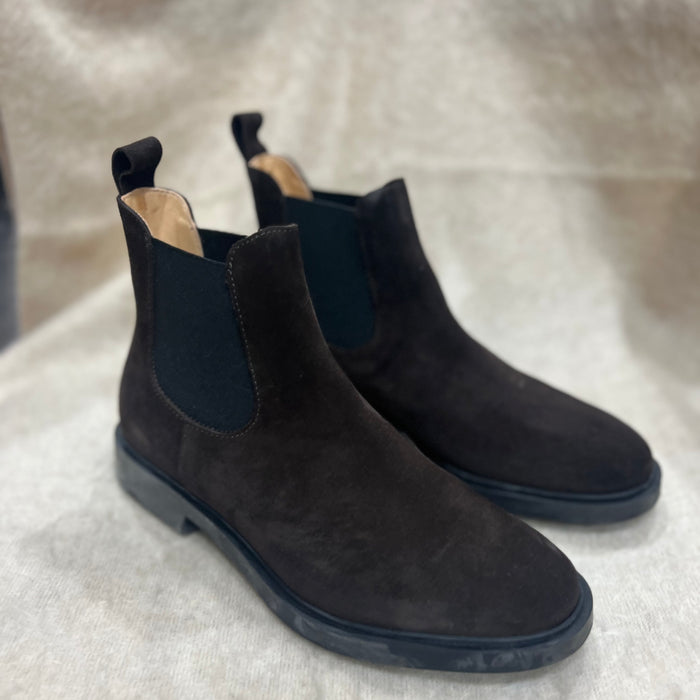 L’Ecologica Chocolate Suede Ankle Boot 8700
