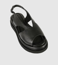 Sempre Di Sandal Platform Black 53004