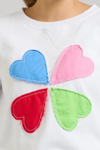 Est 1971 White Zipside Cotton Sweatshirt