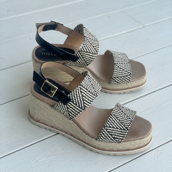 Piazza Grande Sandals Wedge Platform 6372