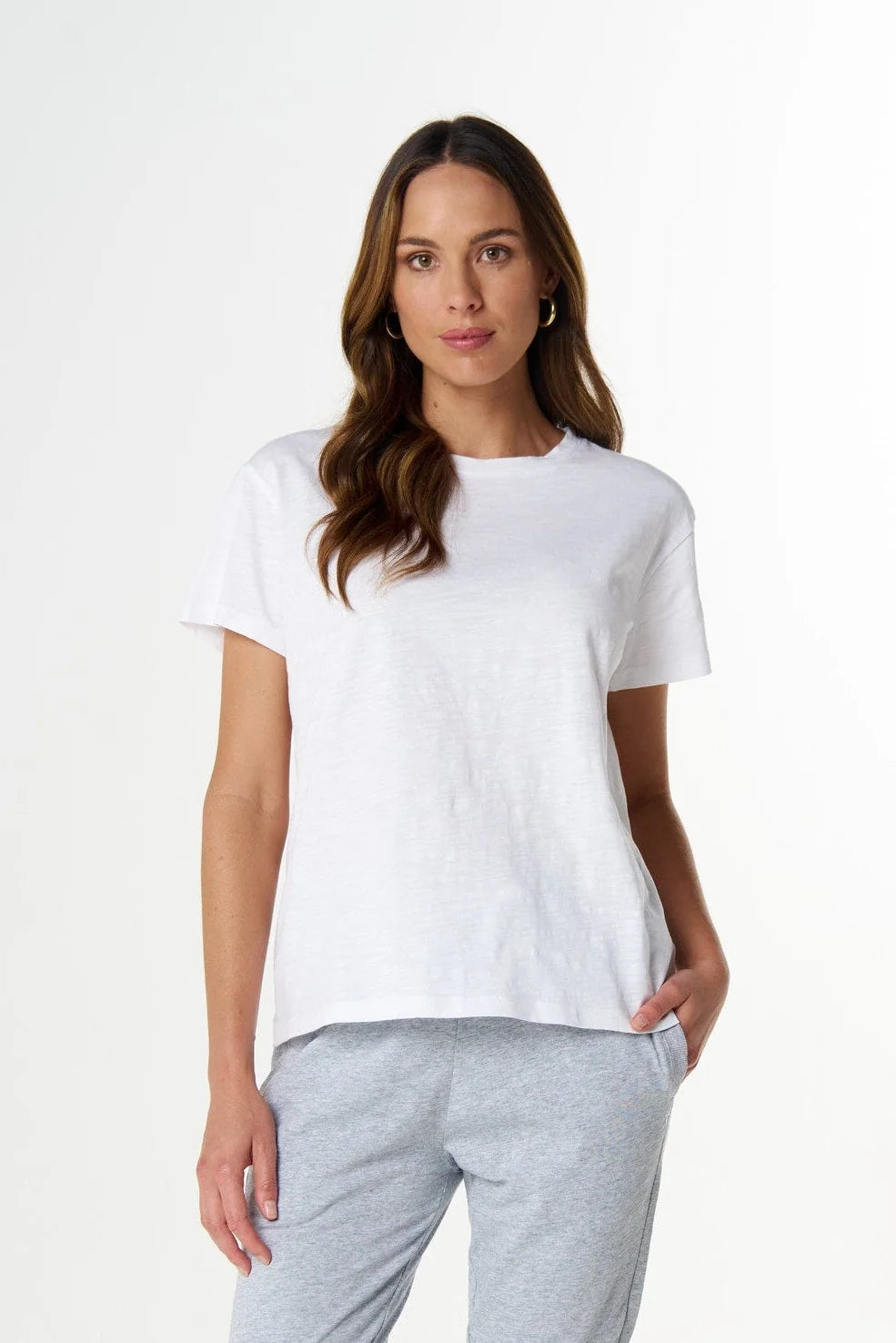Cloth + Paper + Scissors Tee Relaxed Fit White C13011