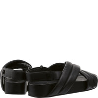 Hogl “Trisha” Crossover Black Calf Sandal 7-102950