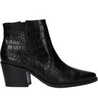 Paul Green Black Croc Ankle Boots 9780-026