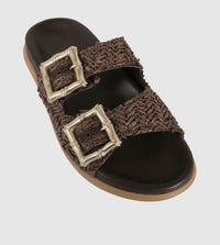 Sempre Di Slide Woven Chocolate