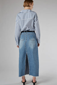 Dricoper Finley Loose Stripe Shirt Blue DD3439