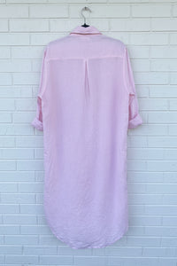 Frockk Shirtdress Elena Linen Soft Pink