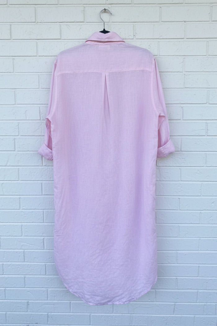 Frockk Shirtdress Elena Linen Soft Pink