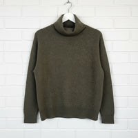 Mia Fratino Jumper Essential Roll Neck Military 26053