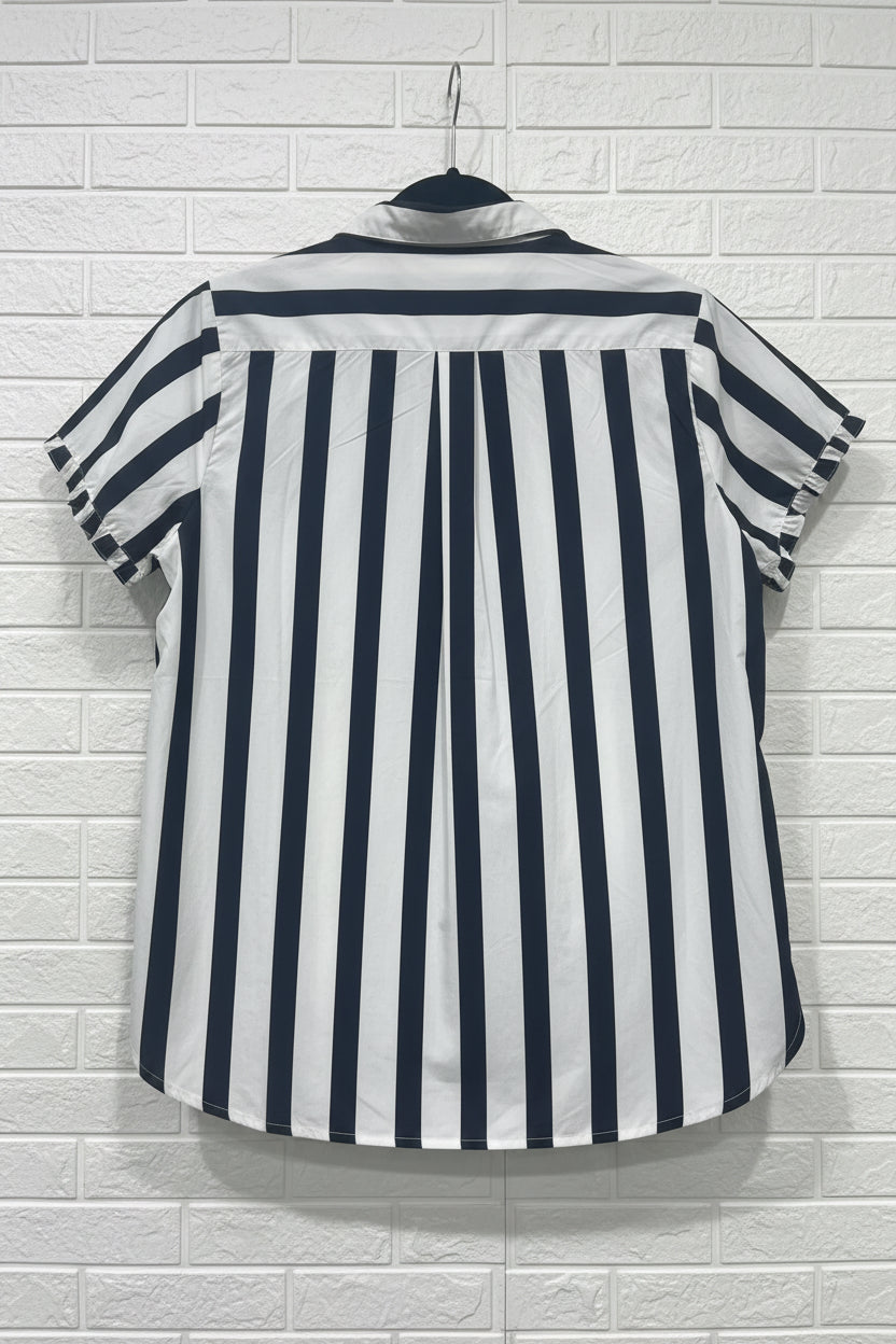 Cloth + Paper + Scissors Shirt Dune Ruffle Hamilton S GC4471-259