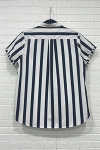 Cloth + Paper + Scissors Shirt Dune Ruffle Hamilton S GC4471-259