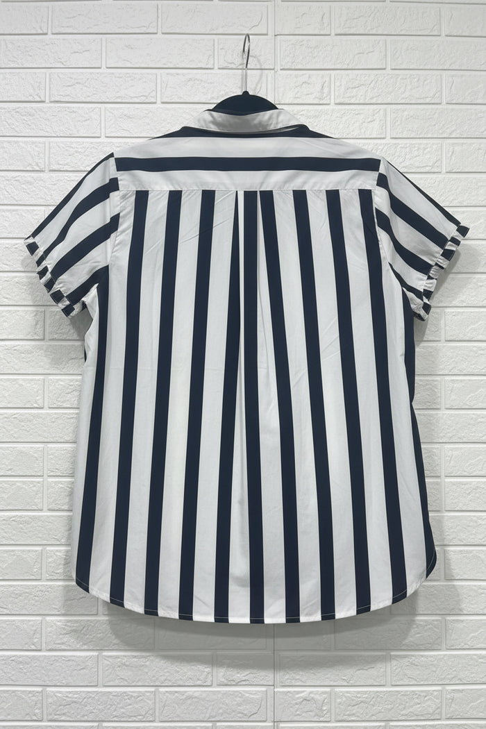 Cloth + Paper + Scissors Shirt Dune Ruffle Hamilton S GC4471-259