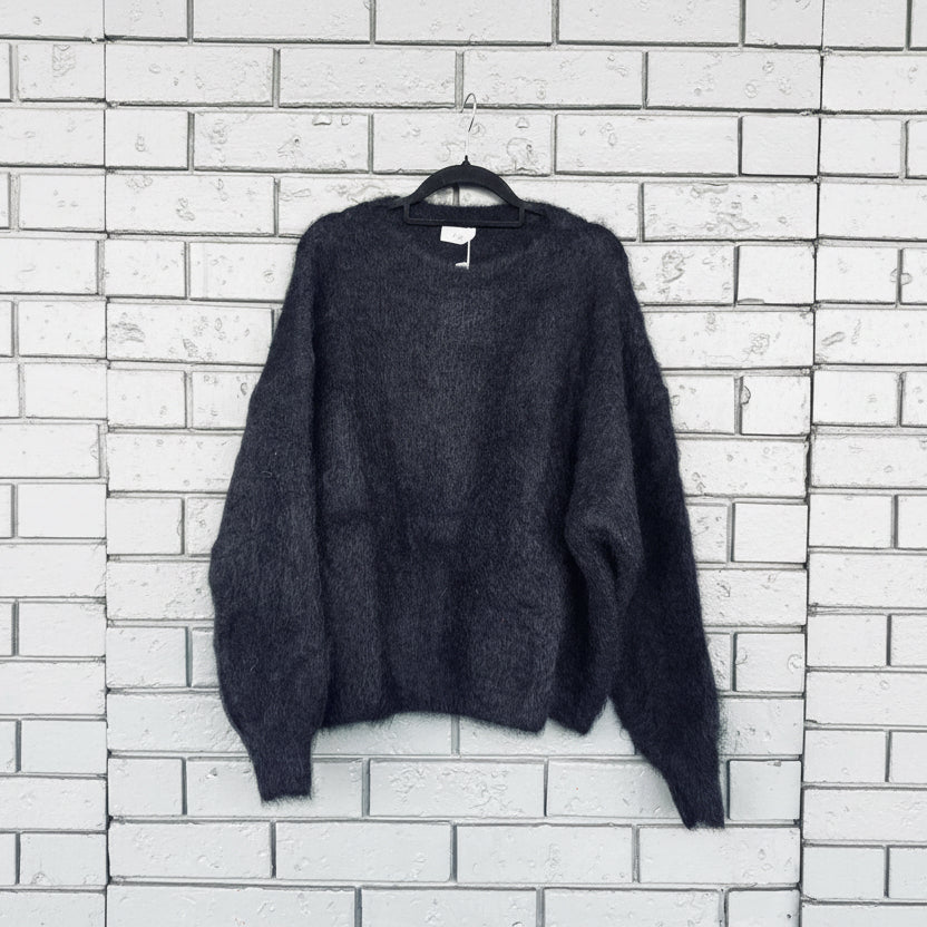 Love From Italy Jumper Mohair Blend Black LVHH24225