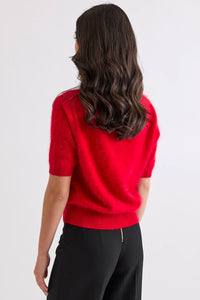 Mia Fratino Tee Birdie Scarlet 25393