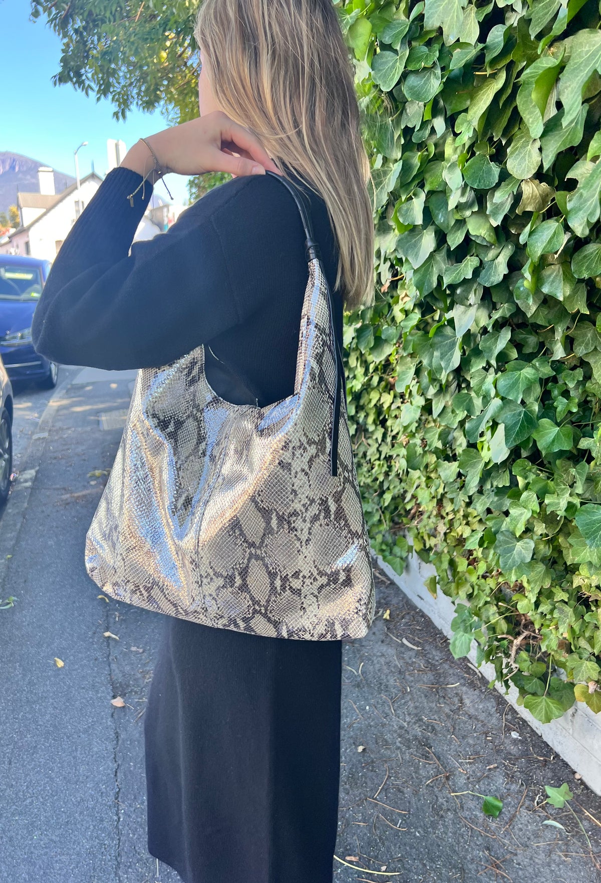 L‘ora D‘oro | Tote Bag | Metallic Snake