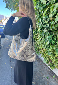 L‘ora D‘oro | Tote Bag | Metallic Snake