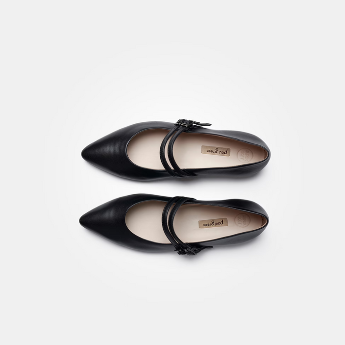 Paul Green Shoe Mary Jane Black 1022-007