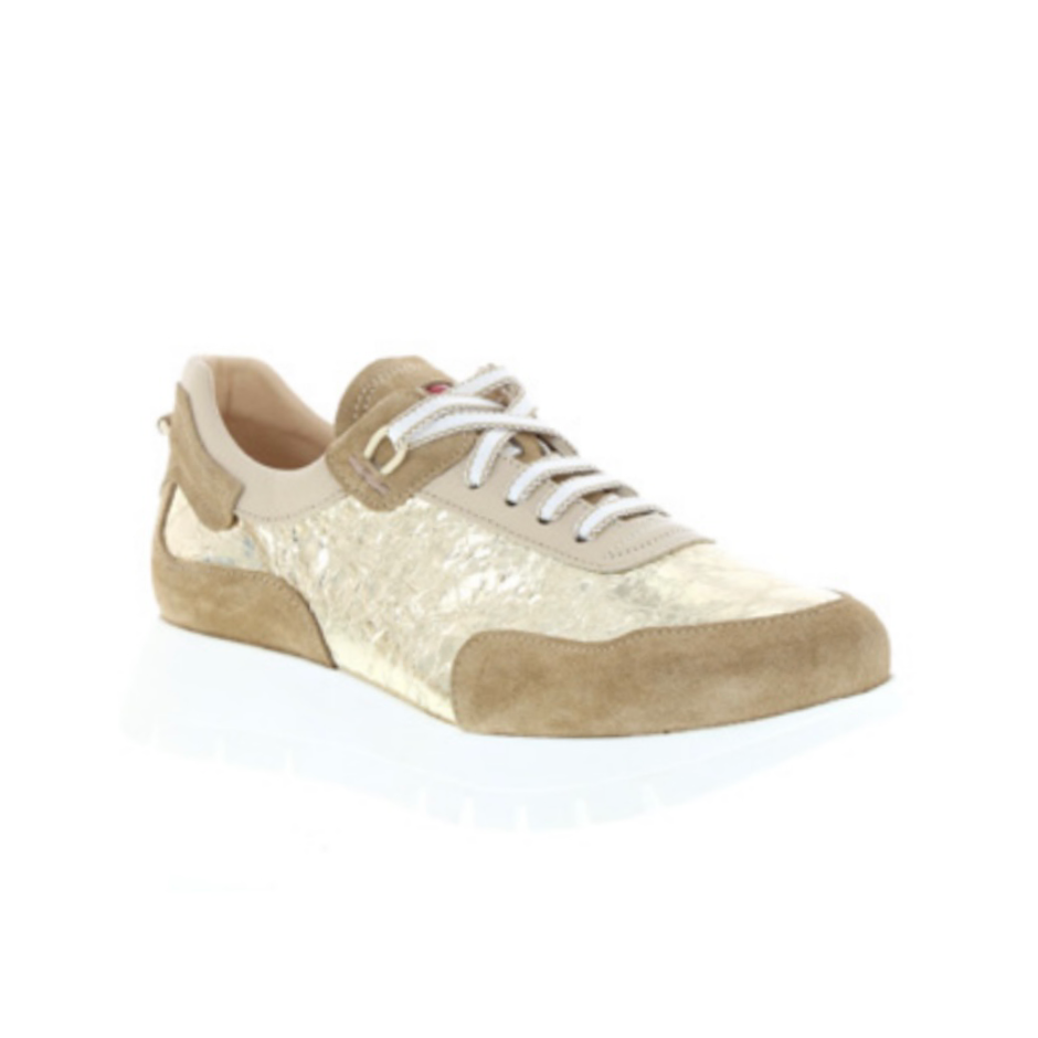 Jose Saenz Sneaker Velour Bambi/Champagne/Beige JS-2287