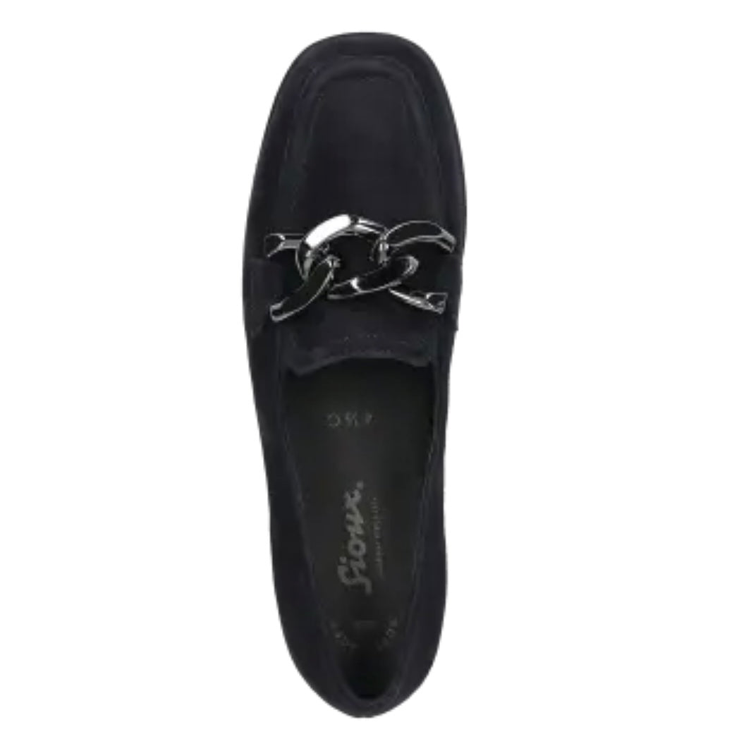 Sioux Suede Navy Loafer 705