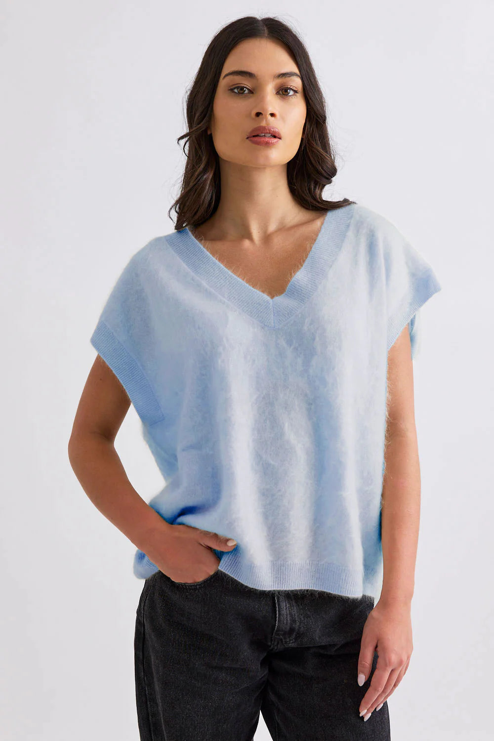 Mia Fratino Vest Gretta Mid Blue