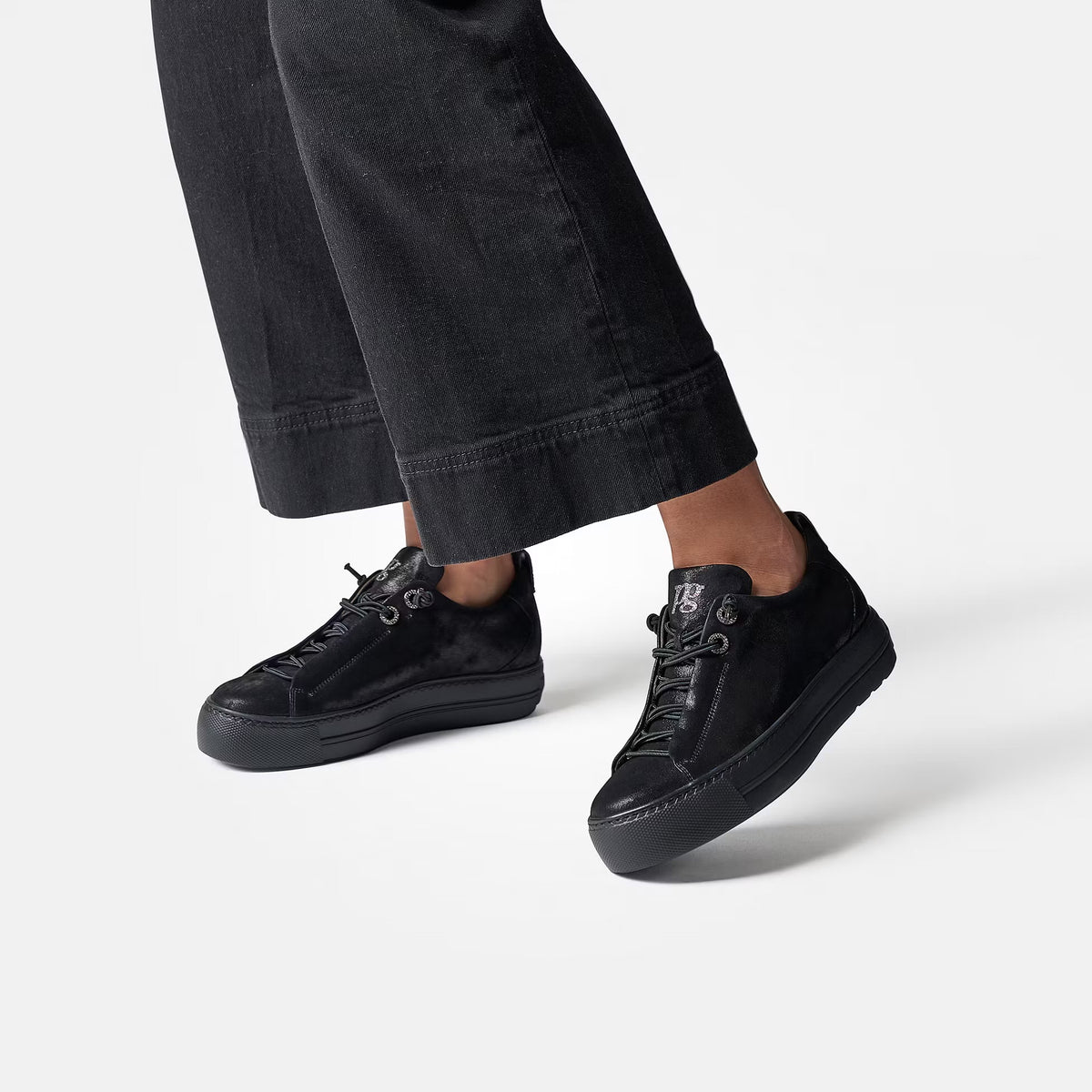 Paul Green Sneaker Antic Black  5417-070