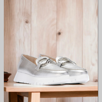 Wonders Silver Loafer A-2462