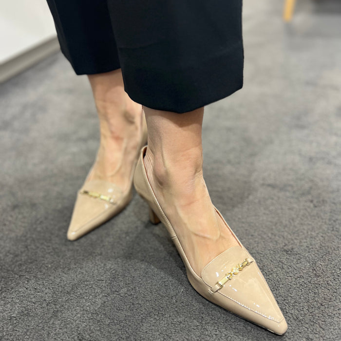 Neo nude patent heel 24549-458B